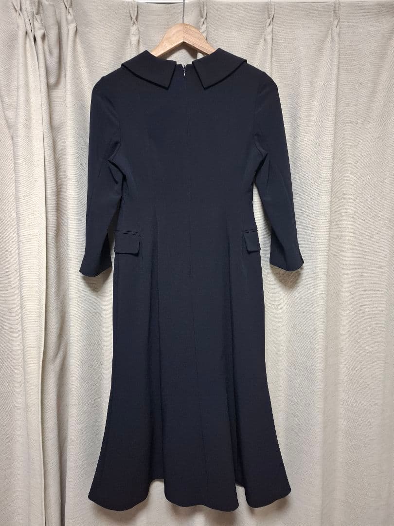 ☆*☆様 セルフォード　ベルト付きジャケットワンピース　ネイビー