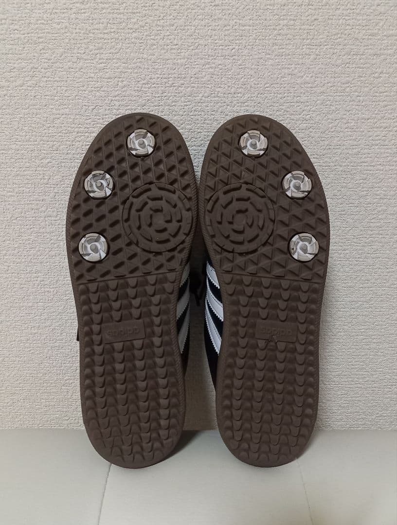 アディダスゴルフ サンバゴルフ シューズ 25.5cm ブラック