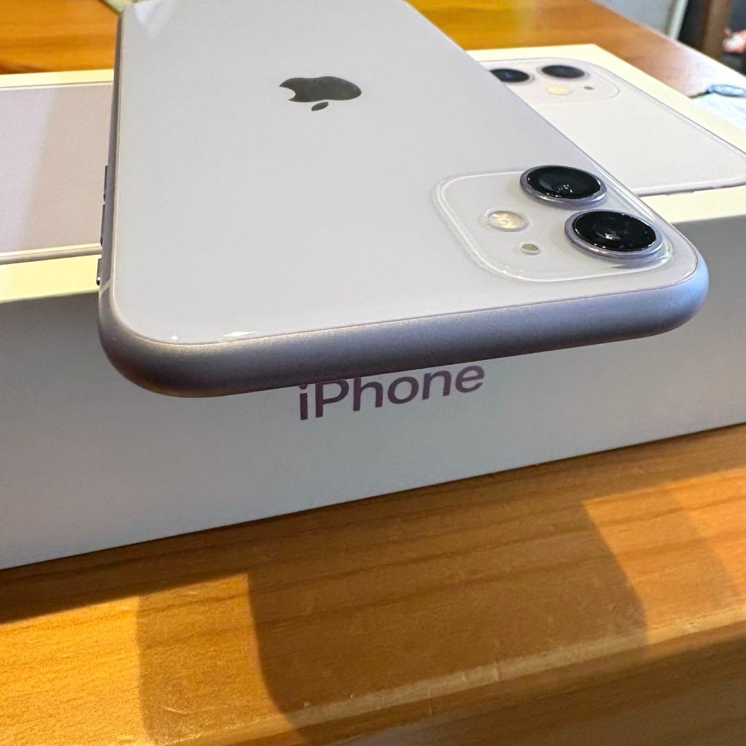 iPhone11 パープル　128GB SIMフリー