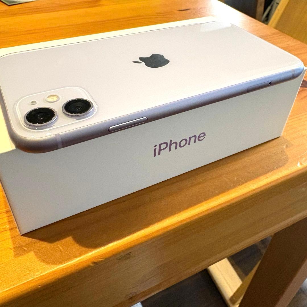 iPhone11 パープル　128GB SIMフリー