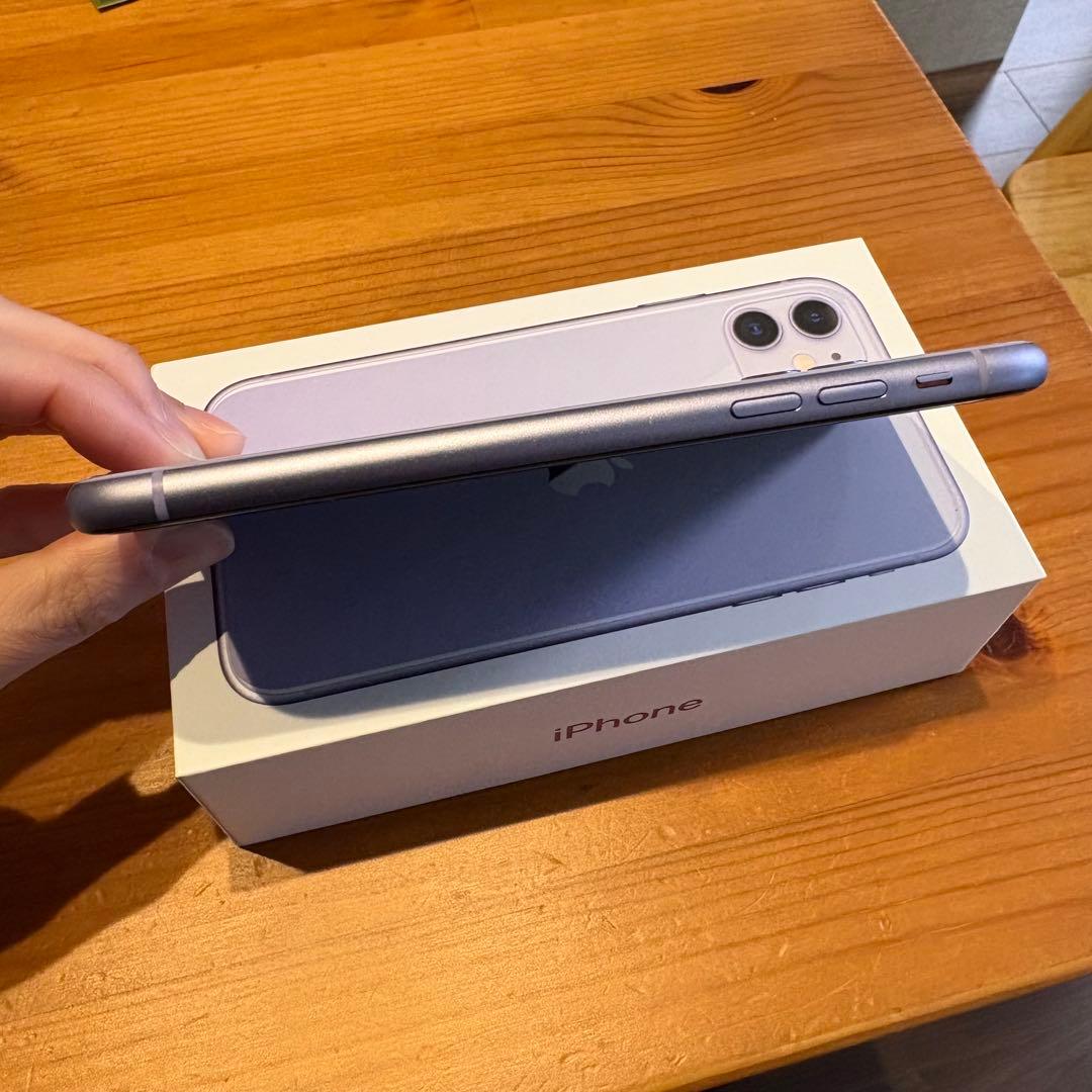 iPhone11 パープル　128GB SIMフリー