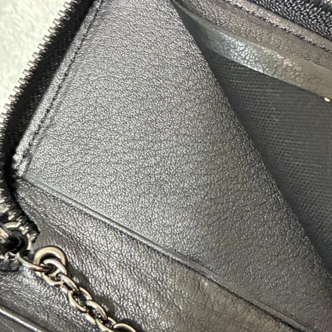 極美品 ディスコードヨウジヤマモト 25SS レザー スマートキーケース 黒