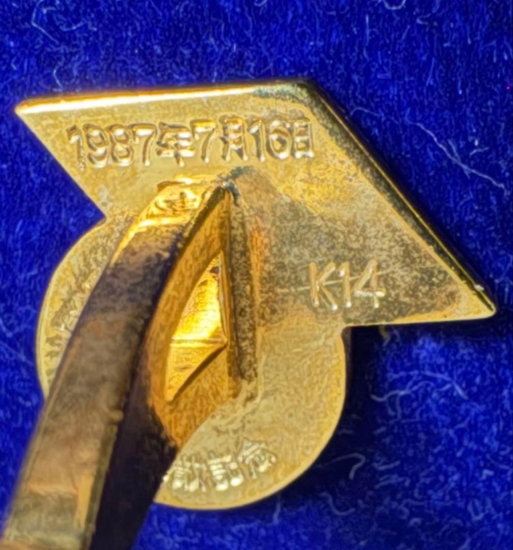 K14ゴールド カフス 1987年製
