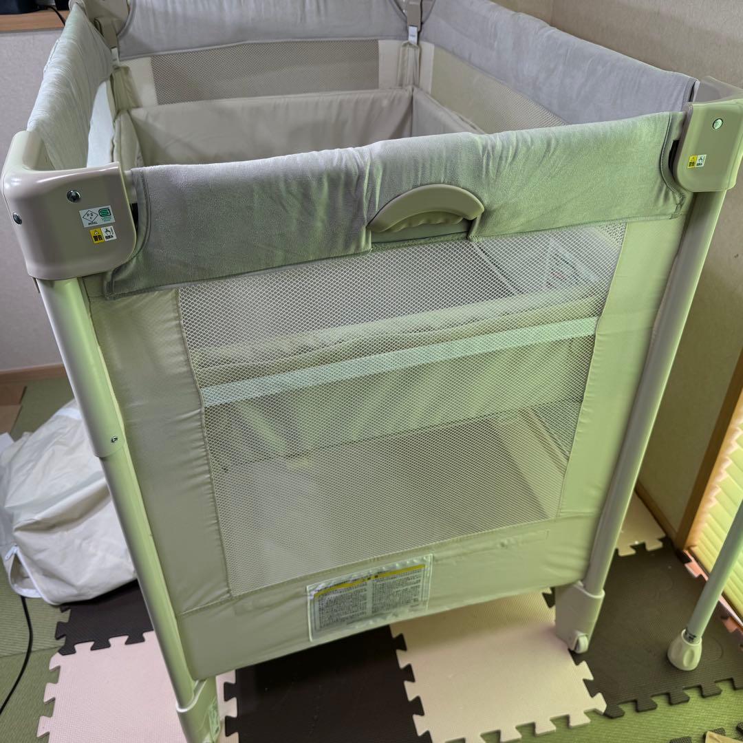 【極美品】 Aprica ココネルエアープラス 最上位モデル ベビーベッド