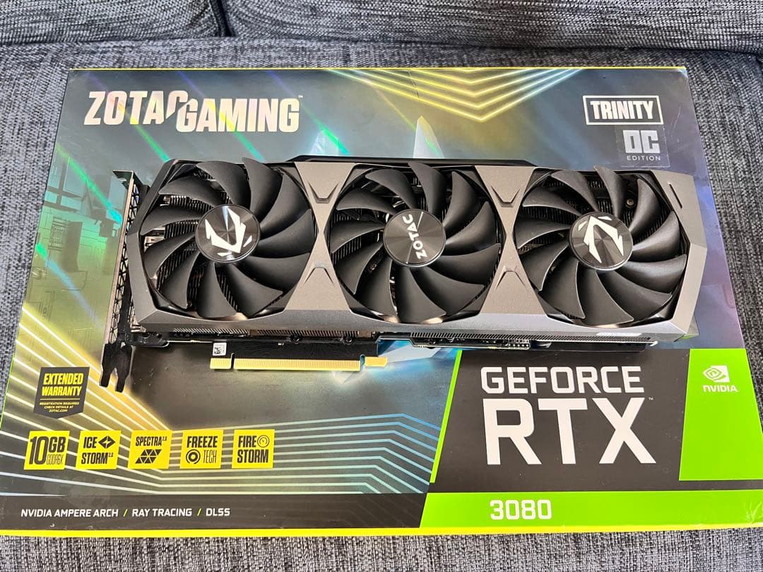 グラフィックボード・グラボ・ビデオカード ZOTAC GeForce RTX 3080 TRINITY OC LHR