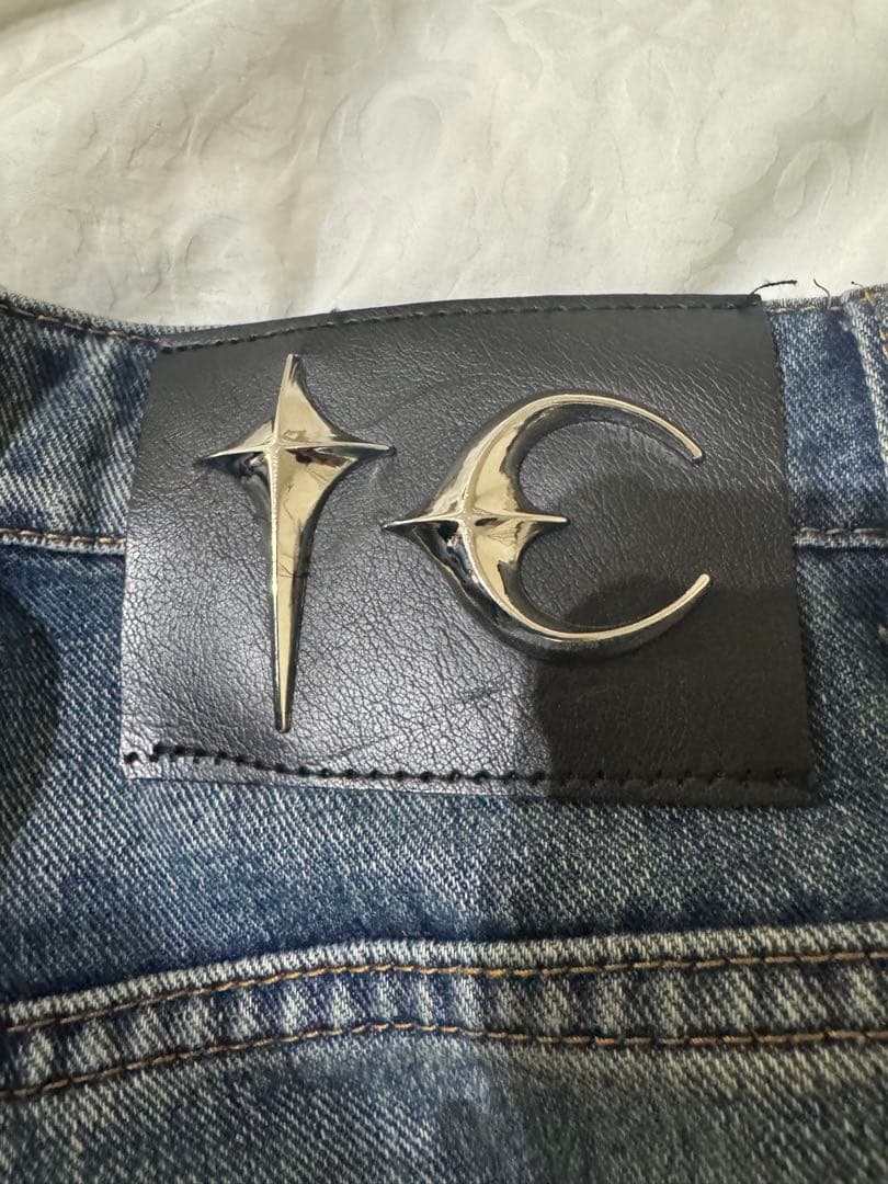 パンツ THUG CLUB Tribal Denim Pants \"BLUE\"