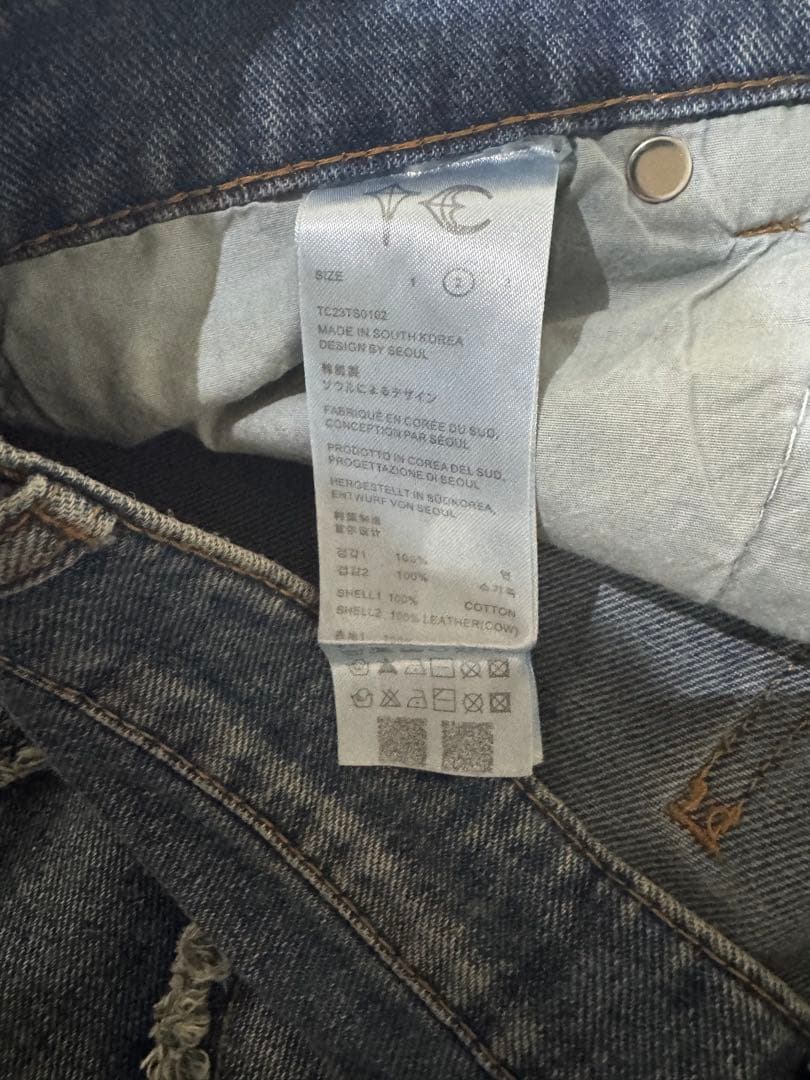 パンツ THUG CLUB Tribal Denim Pants \"BLUE\"