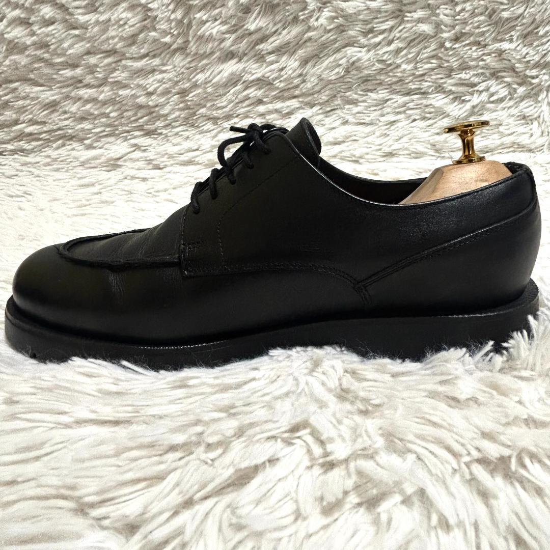 クレマン フローダン フランス製 革靴 レザーシューズ Uチップ モックトゥ 黒