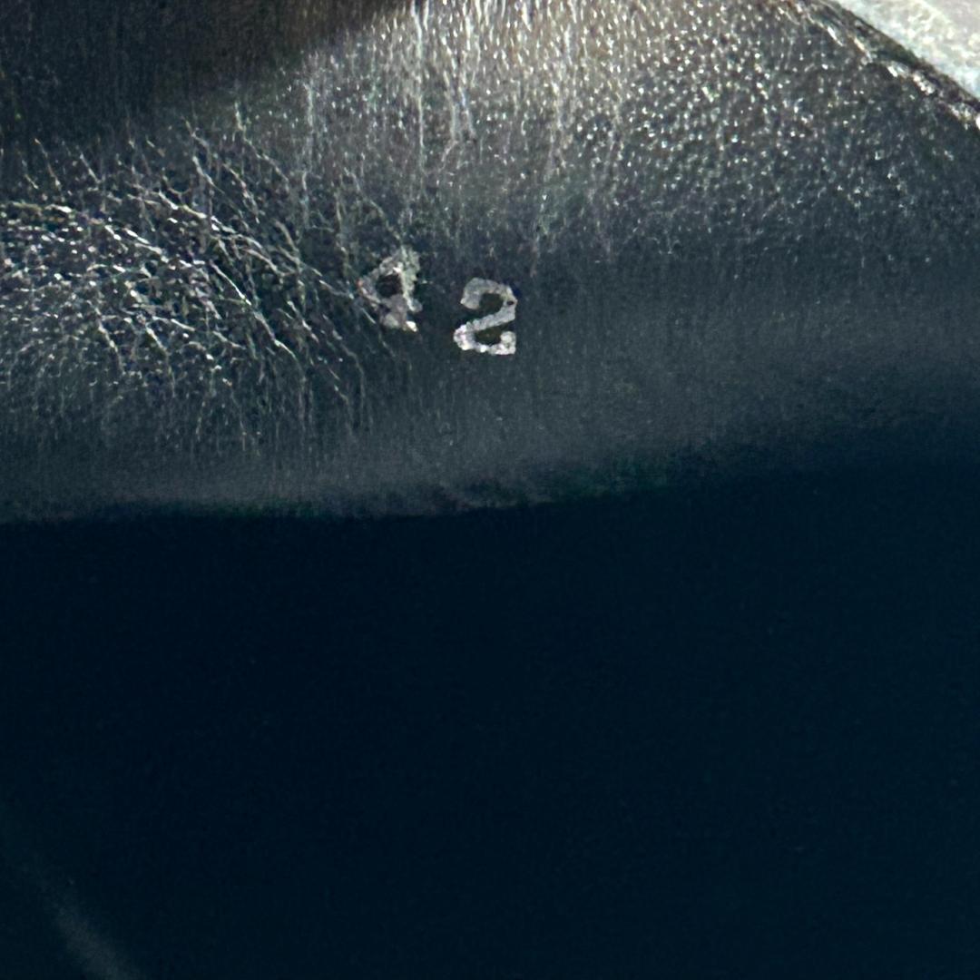 クレマン フローダン フランス製 革靴 レザーシューズ Uチップ モックトゥ 黒