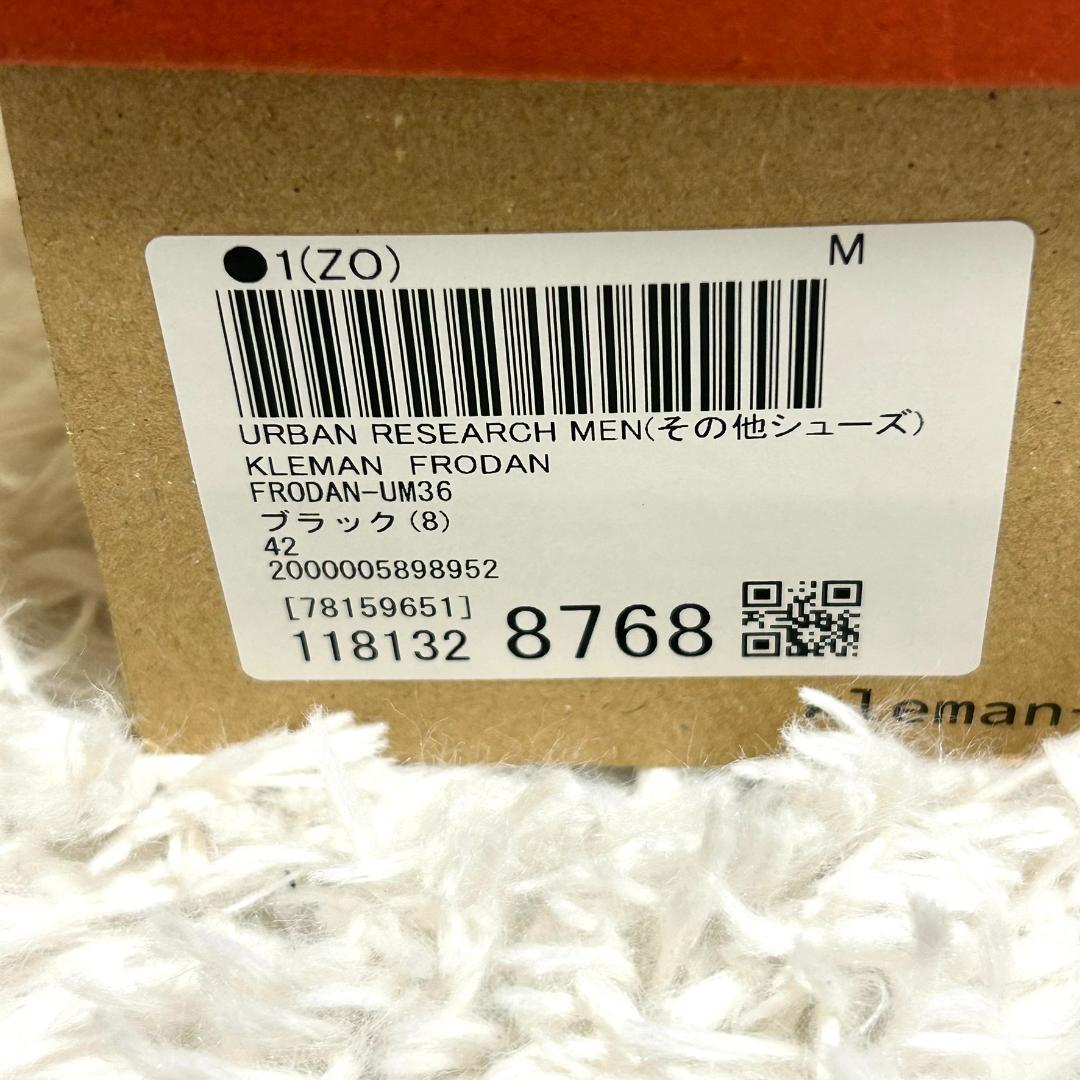 クレマン フローダン フランス製 革靴 レザーシューズ Uチップ モックトゥ 黒