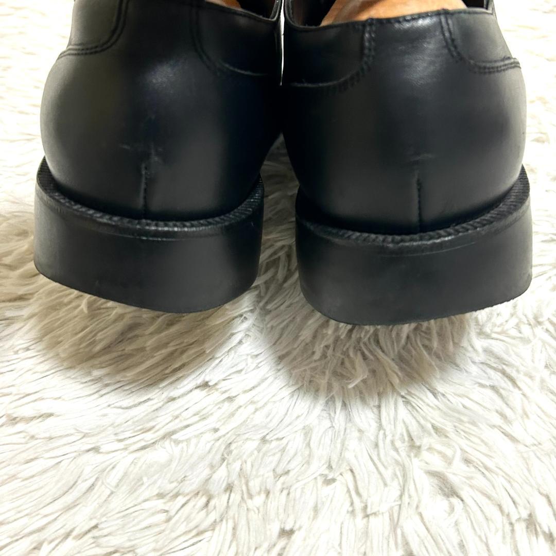 クレマン フローダン フランス製 革靴 レザーシューズ Uチップ モックトゥ 黒