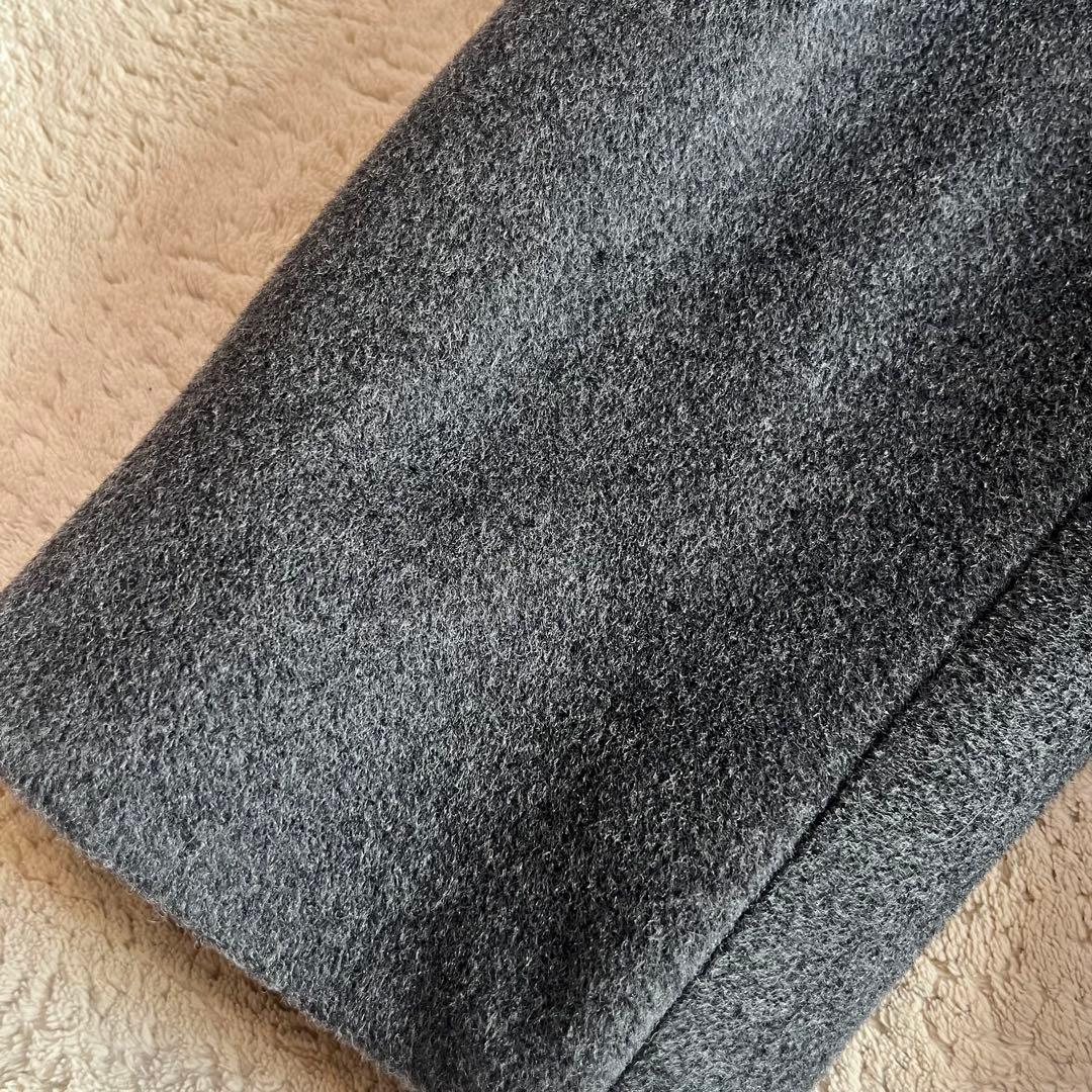 最高級✨️マックスマーラ 白タグ ダブルブレスト カシミヤ チャコールグレー M