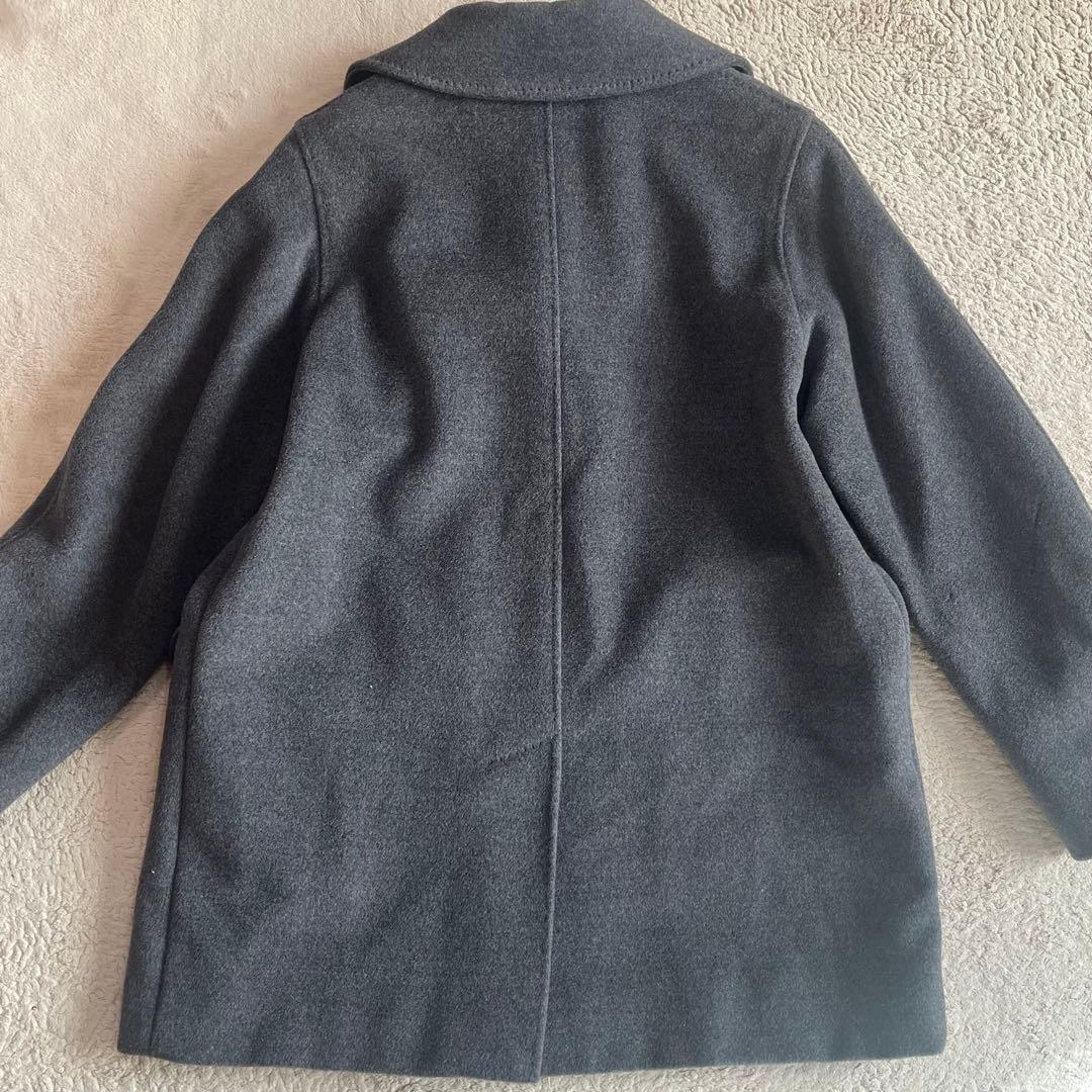 最高級✨️マックスマーラ 白タグ ダブルブレスト カシミヤ チャコールグレー M