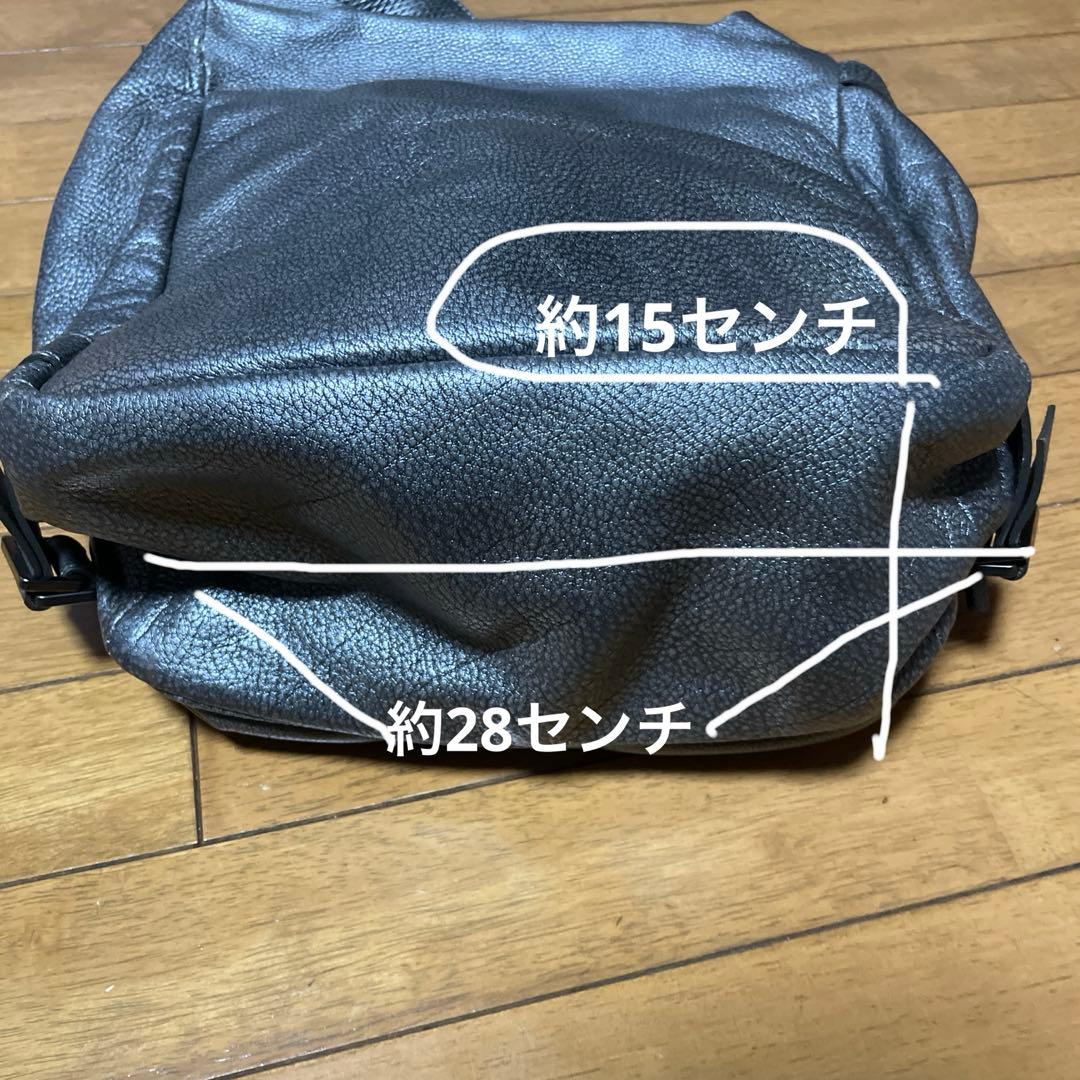 ermenegildo zegna ダークグレー ショルダーバッグ