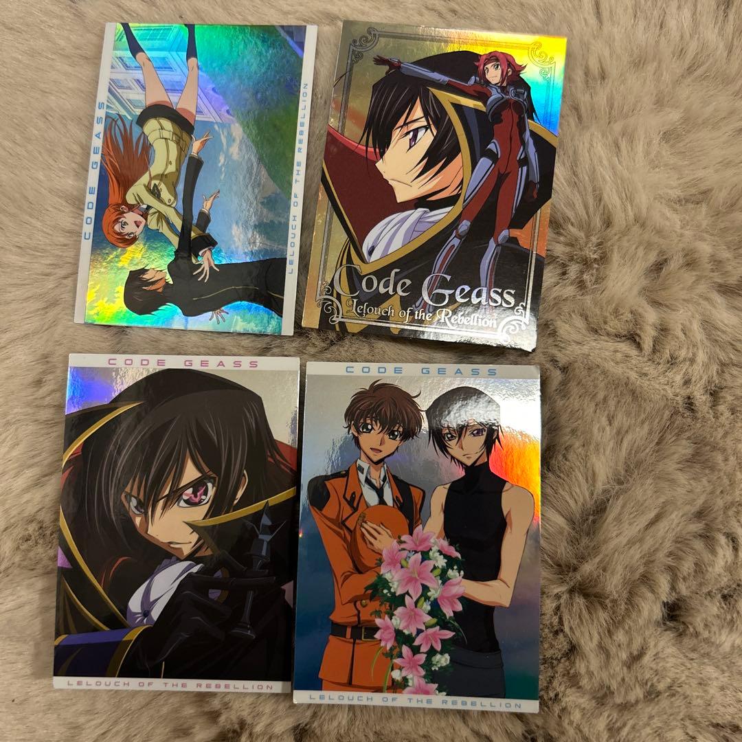 コードギアス　トレーディングカード39枚うちスペシャルカード4枚　雑誌付録ノート
