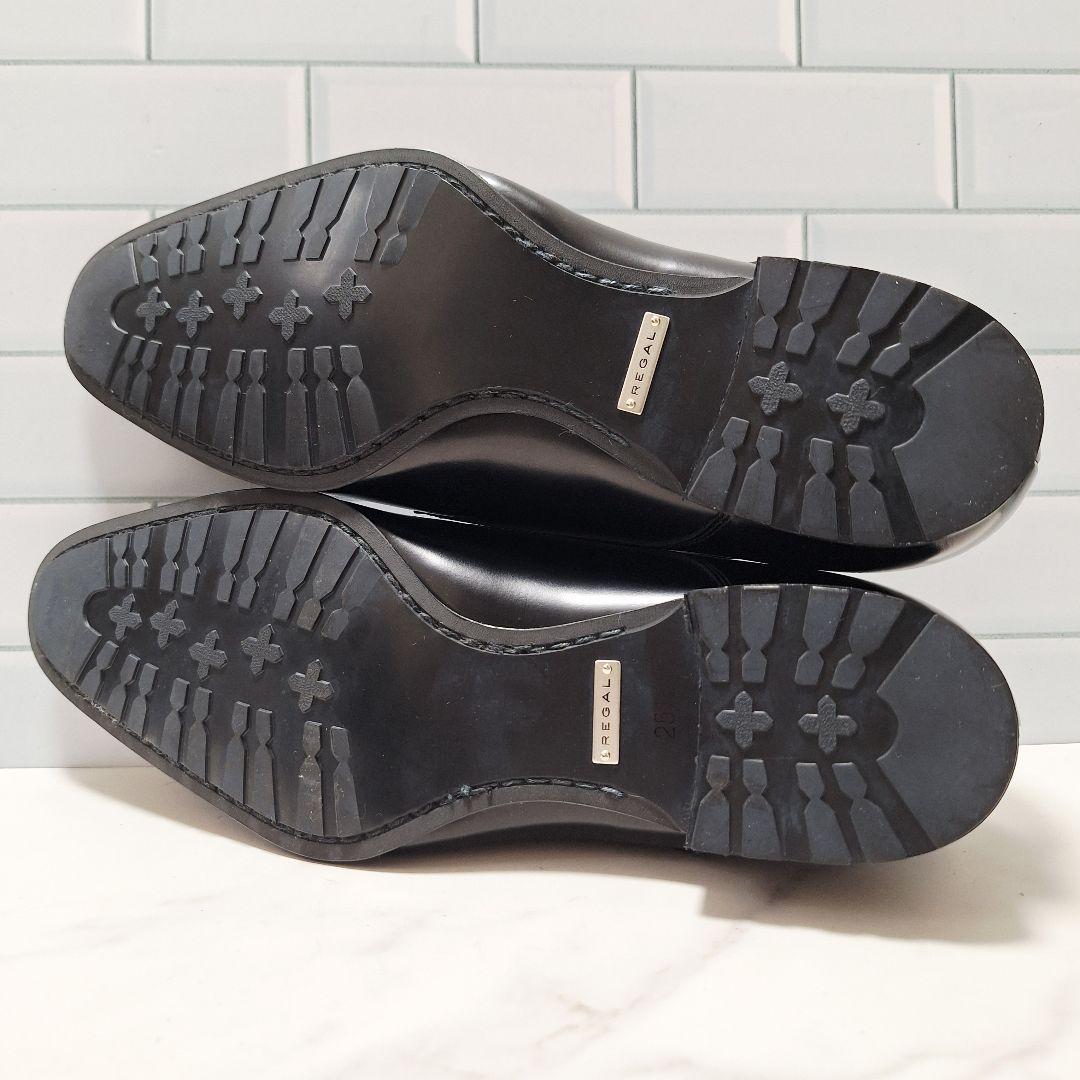 【新品】 REGAL リーガル ストレートチップ ダブルモンク 25.5 革靴