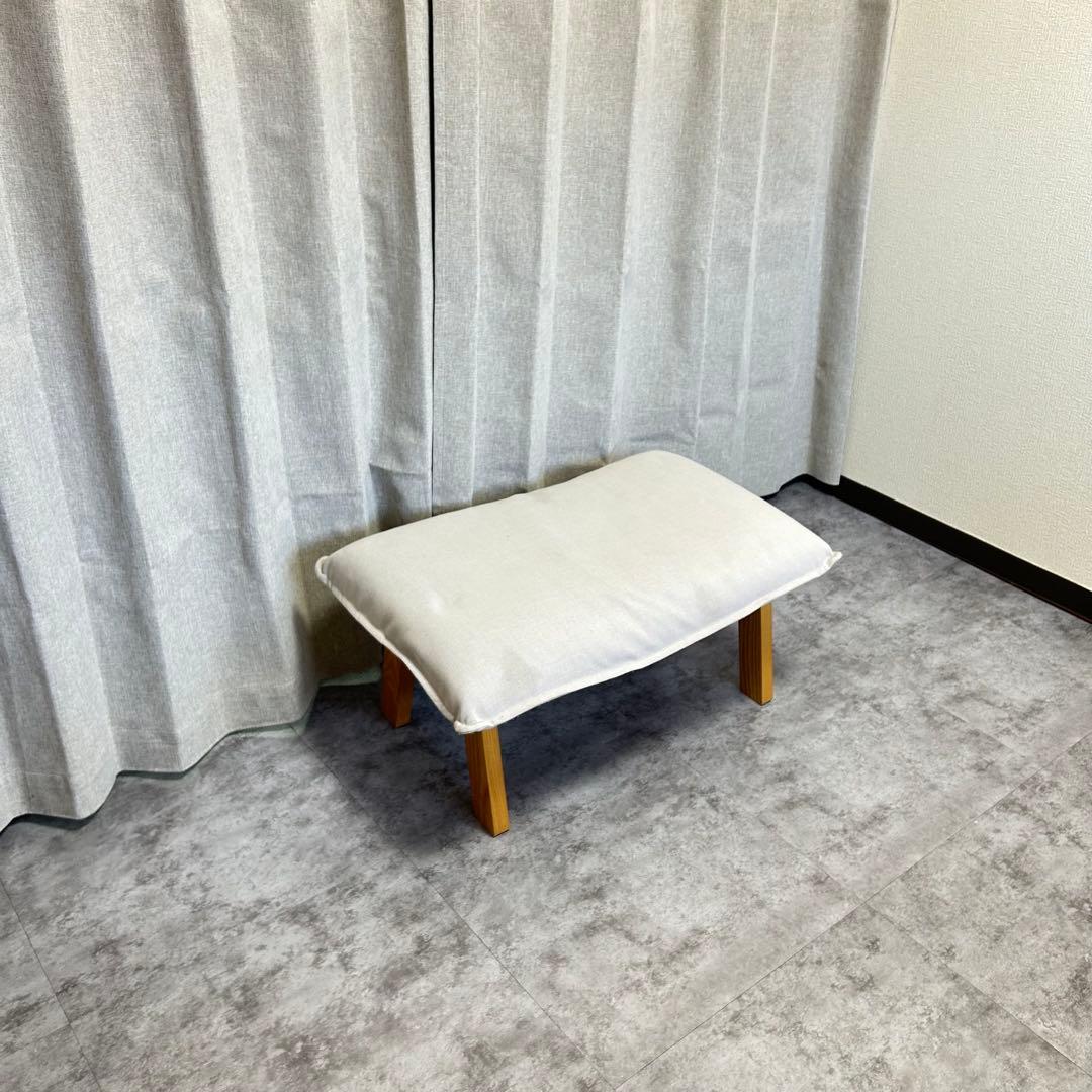 無印良品 ハイバックリクライニングソファ用オットマン アイボリー