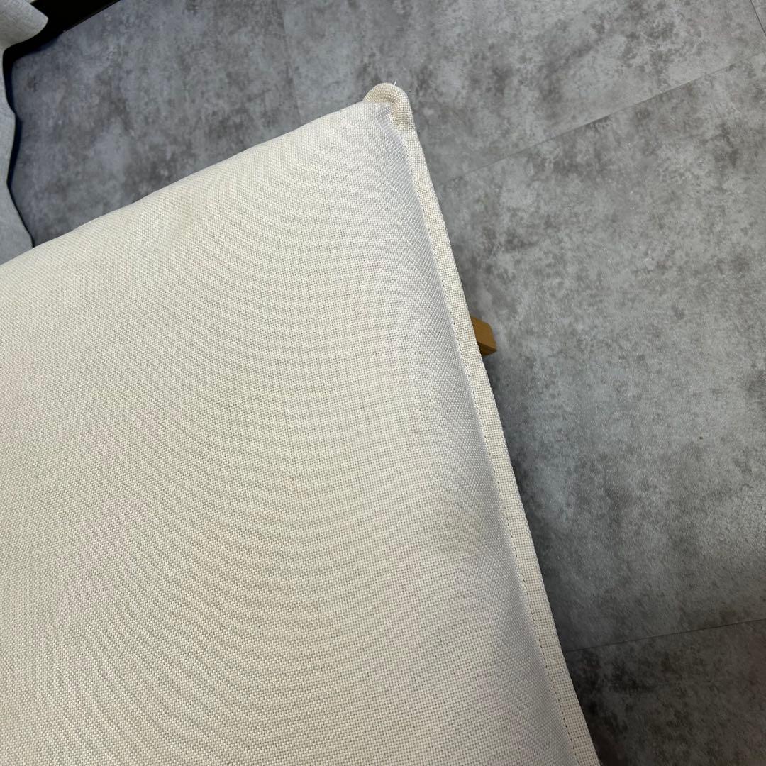 無印良品 ハイバックリクライニングソファ用オットマン アイボリー