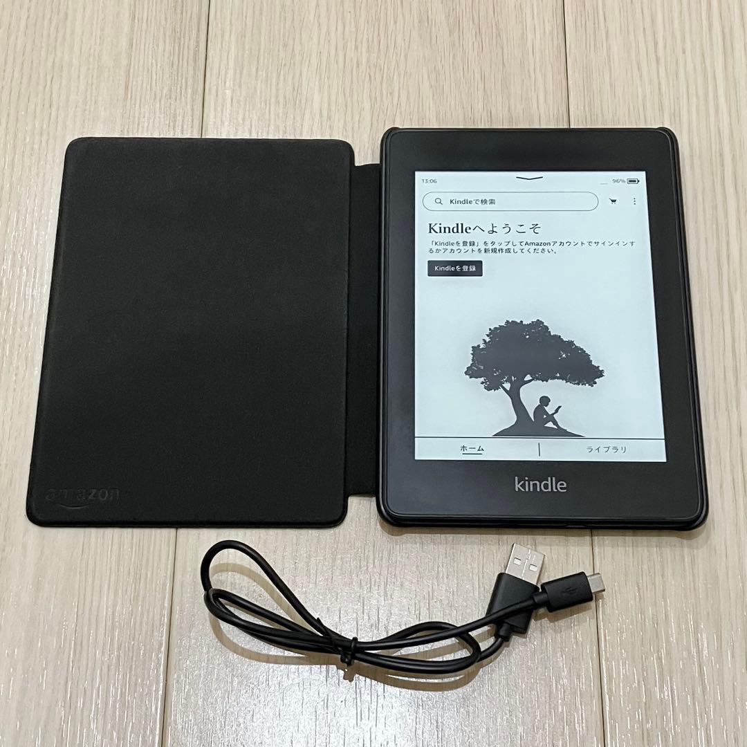 Kindle Paperwhite 第10世代 32GB ファブリックカバー付き