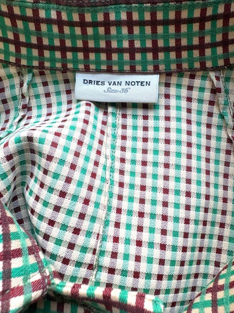 ドリスヴァンノッテン dries van noten⭐︎チェックジャケット