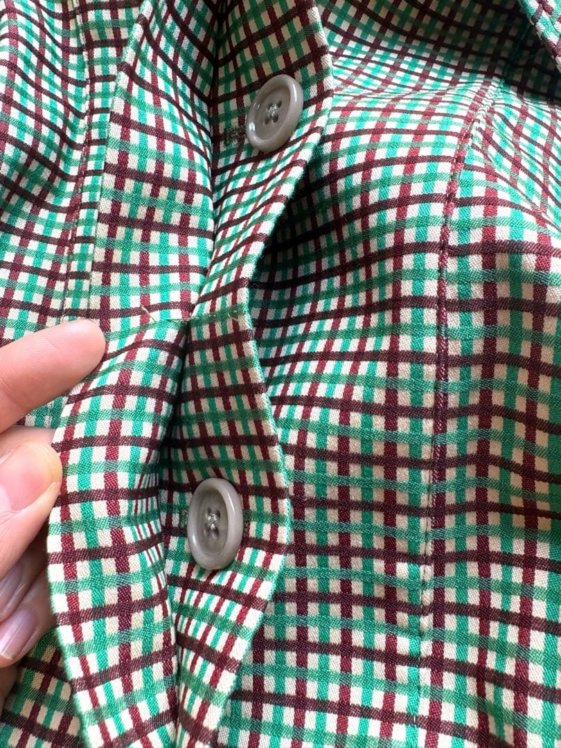 ドリスヴァンノッテン dries van noten⭐︎チェックジャケット