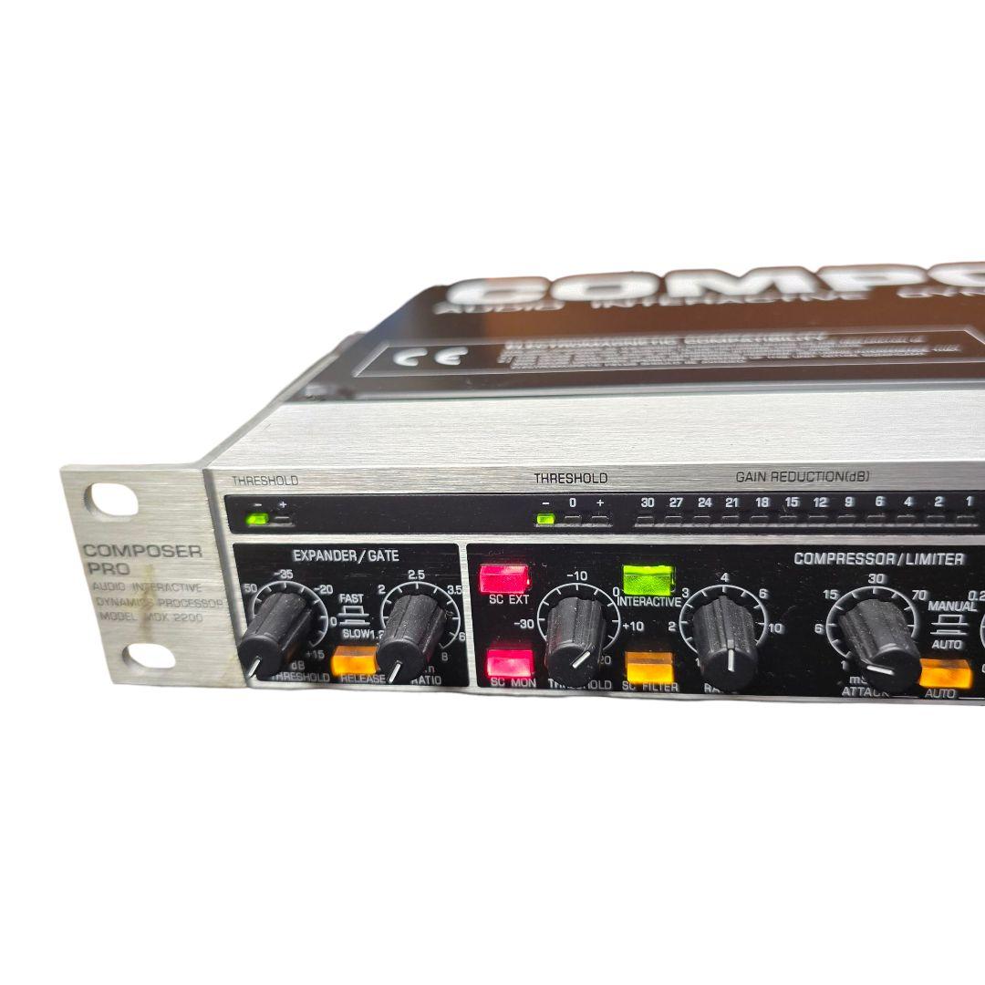 ②ベリンガー BEHRINGER MDX2200 コンプレッサー　PRO