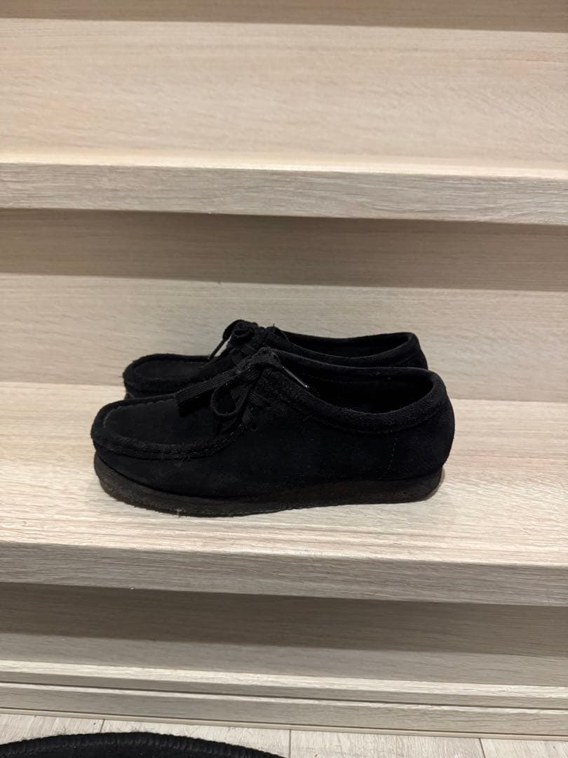Clarks wallabee 23.5/24cm ブラック