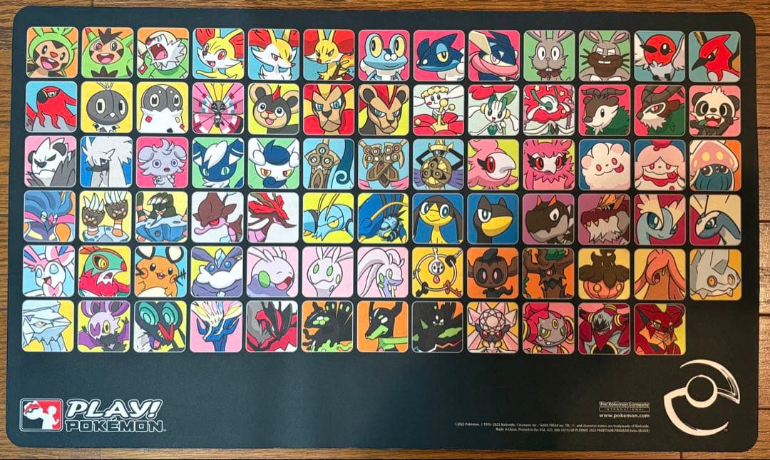 ポケモンカード プロフェッサープログラム 第6世代 カロス地方 プレイマット