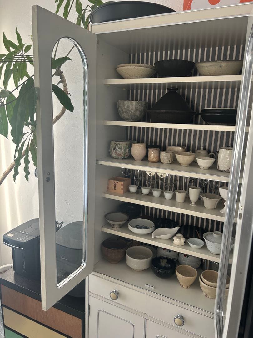 レトロポップ　アーチ型　飾り棚 食器棚 アンティーク 昭和レトロ