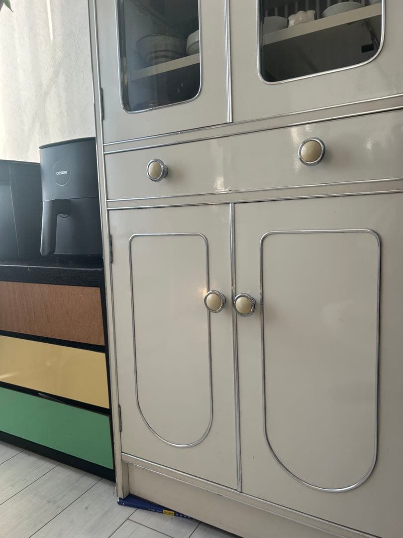 レトロポップ　アーチ型　飾り棚 食器棚 アンティーク 昭和レトロ