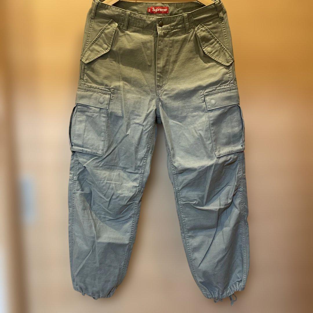 supreme シュプリーム カーゴパンツ サイズ30 ステッカー ミリタリー