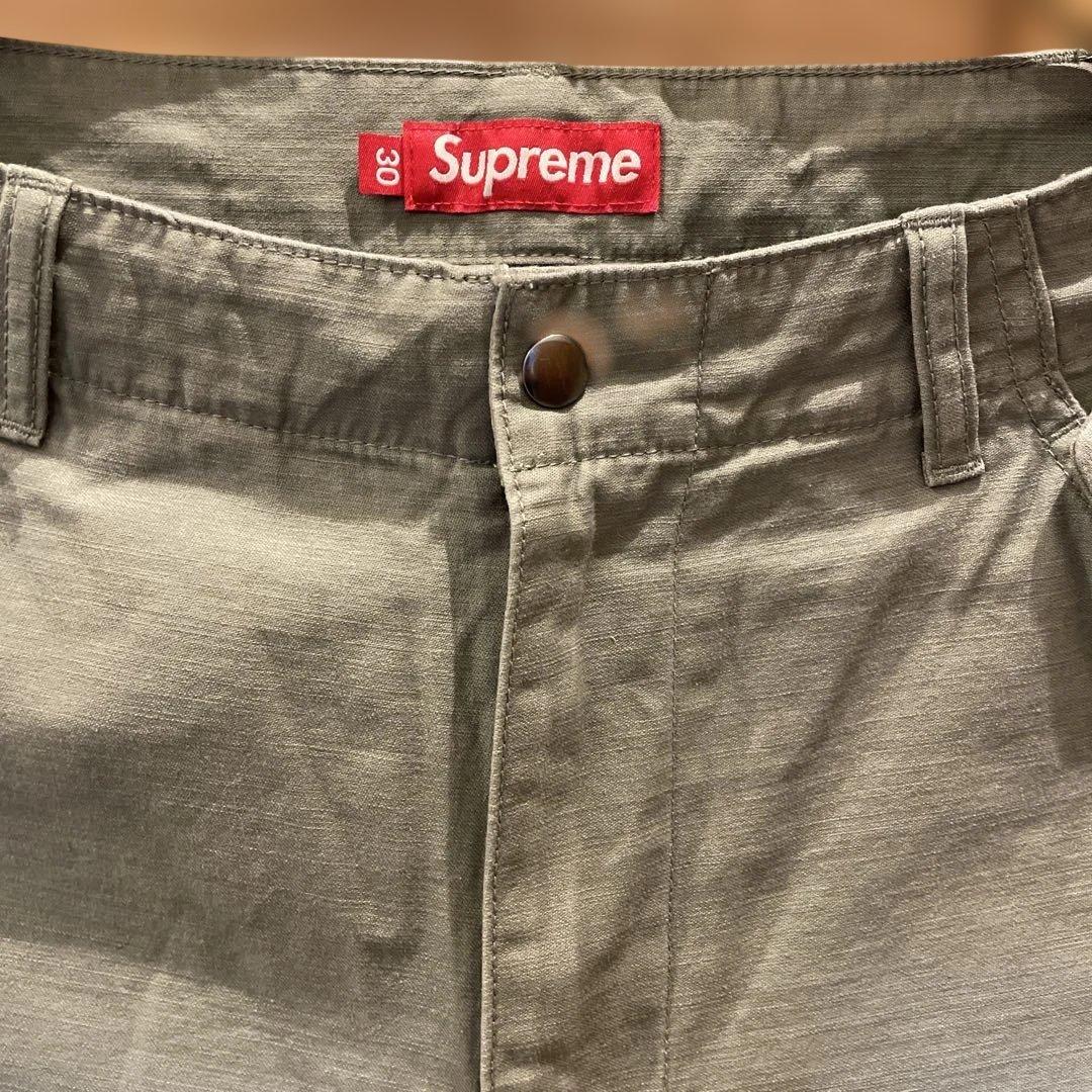 supreme シュプリーム カーゴパンツ サイズ30 ステッカー ミリタリー