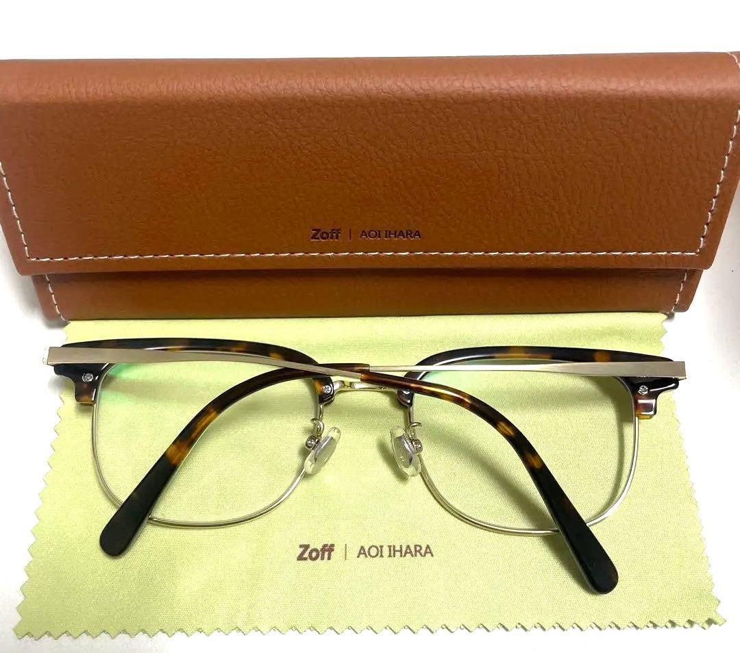 【週末限定値下げ】Zoff AOI IHARAクリアサングラス サーモント