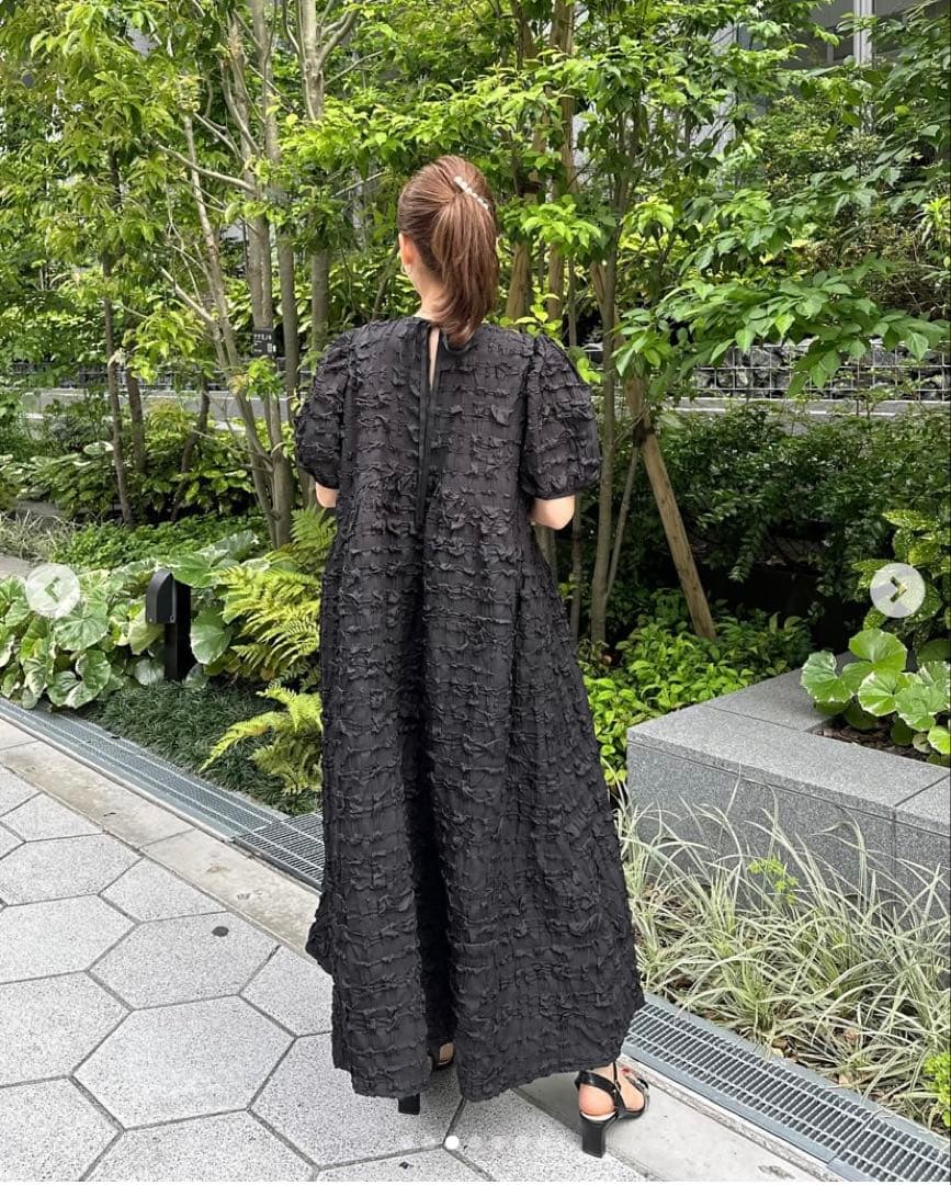 TREFLE＋1 トレフルプラスワン　ワッフルワンピース　〜マーレット ヨリ