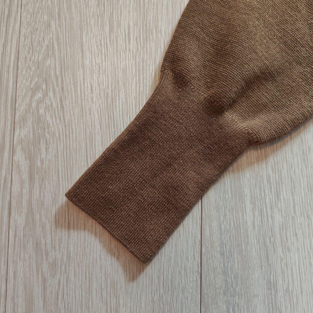 自由区　ウールミラノ異素材ワンピース