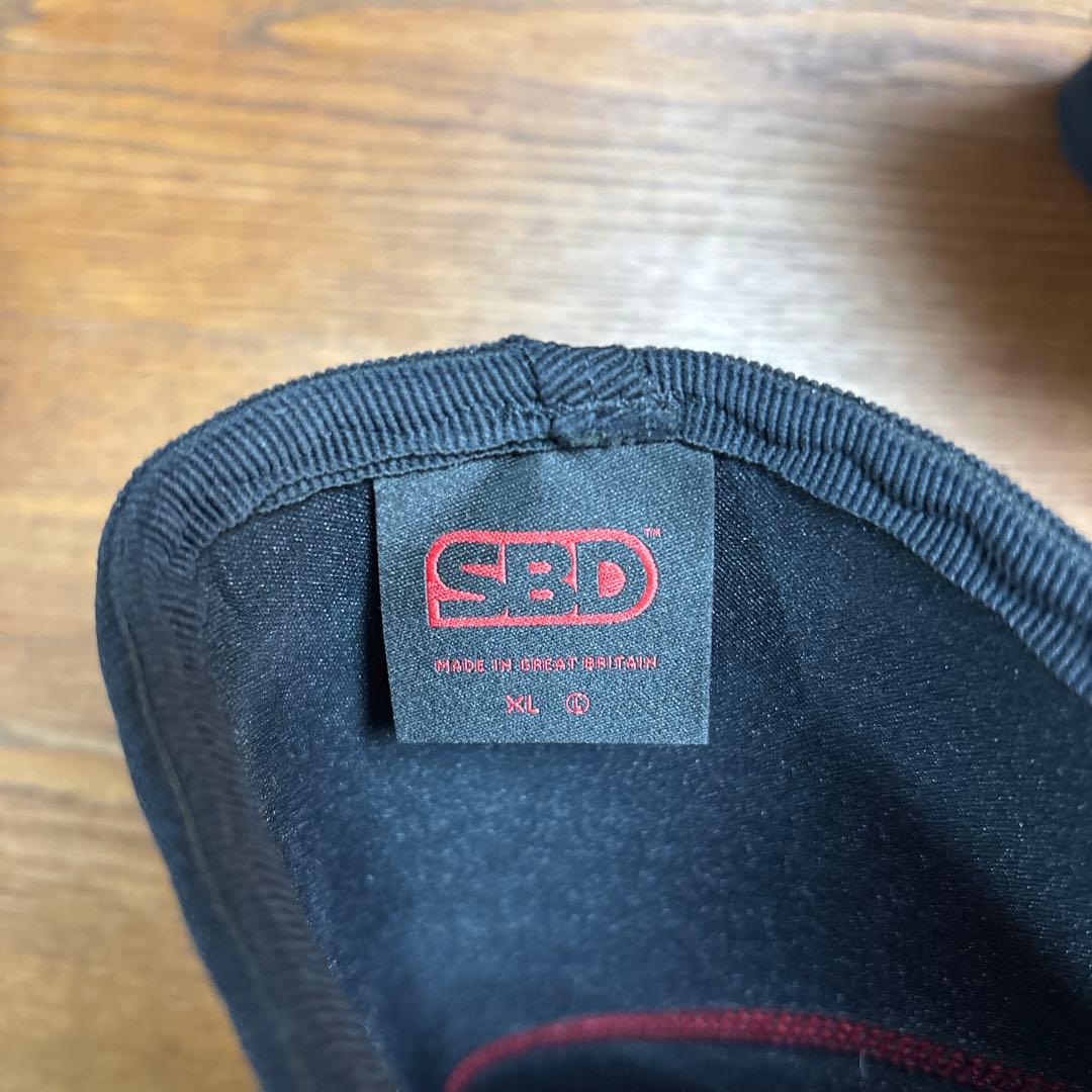 SBD パワーリフティングニースリーブXLサイズ ブラック/レッド