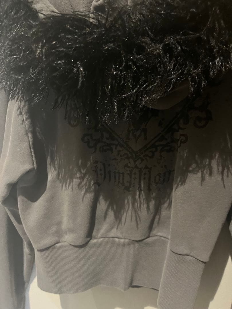 DimMoire ファーフードGothicパーカー グレー