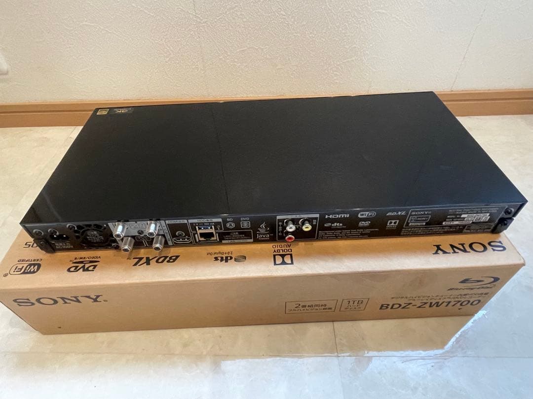 ★美品★動作良好★ソニー BDZ-ZW1700