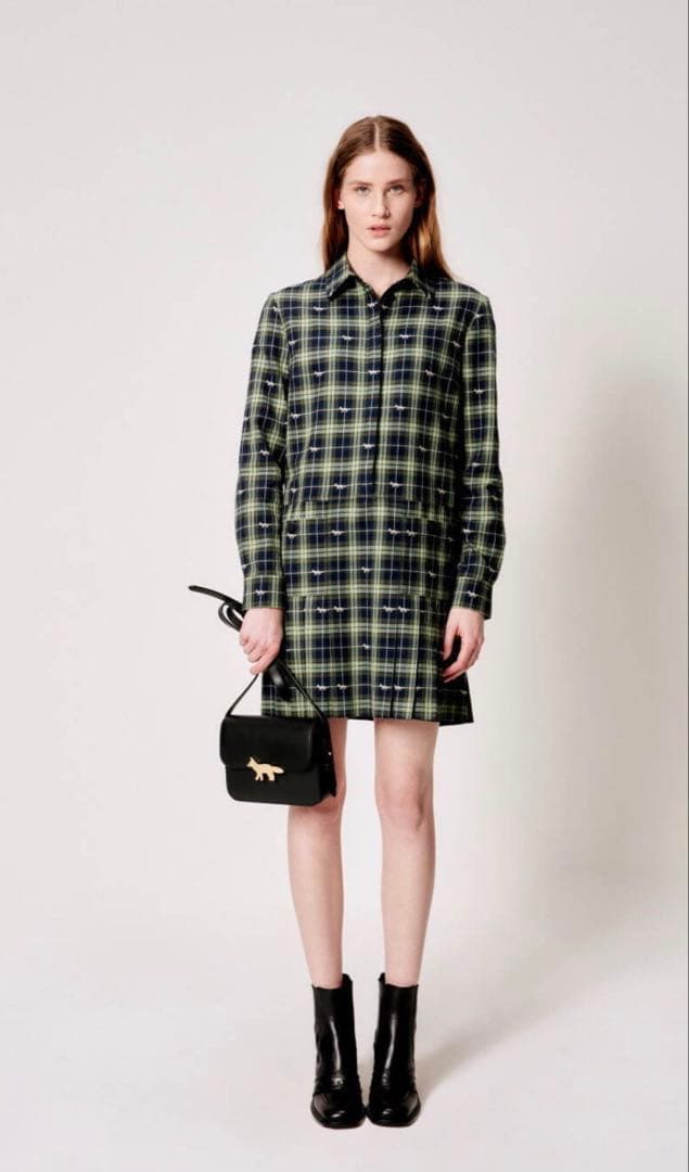 希少MAISON KITSUNÉ チェック柄シャツ 38