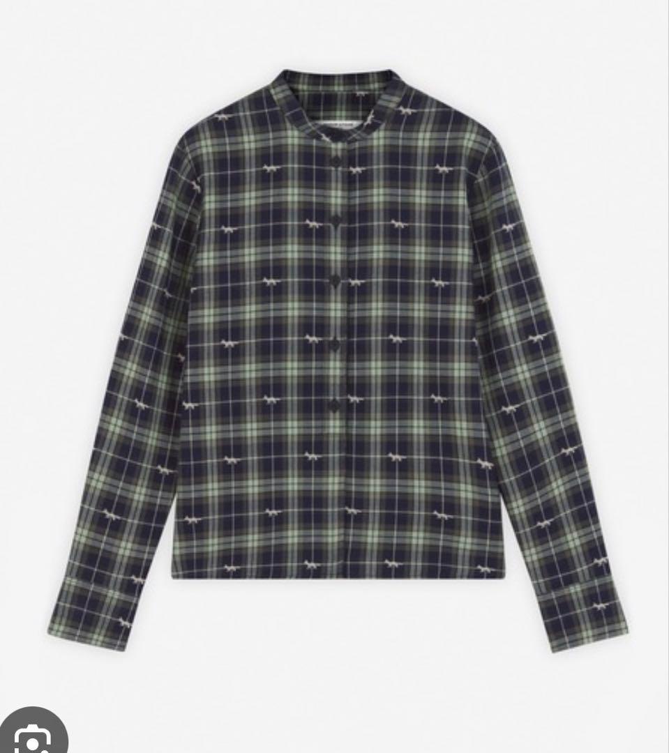 希少MAISON KITSUNÉ チェック柄シャツ 38