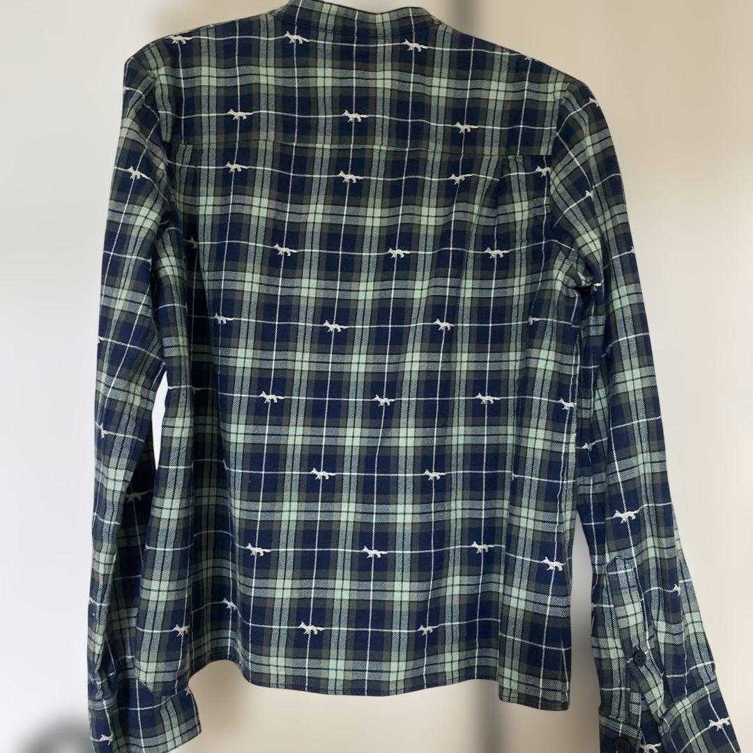 希少MAISON KITSUNÉ チェック柄シャツ 38