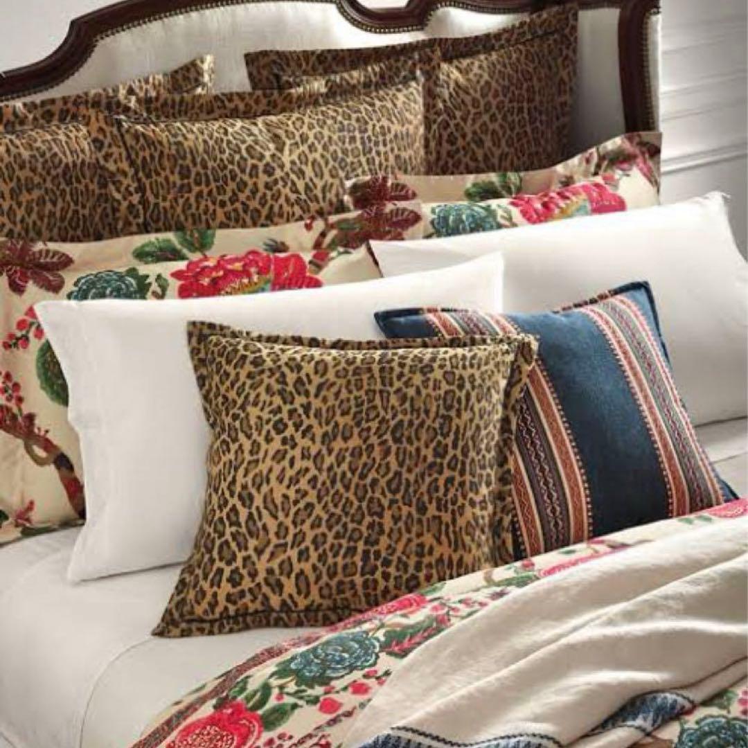 貴重！新品未使用✳︎ラルフローレンホーム✳︎ヒョウ柄✳︎ダブルサイズ掛け布団カバー