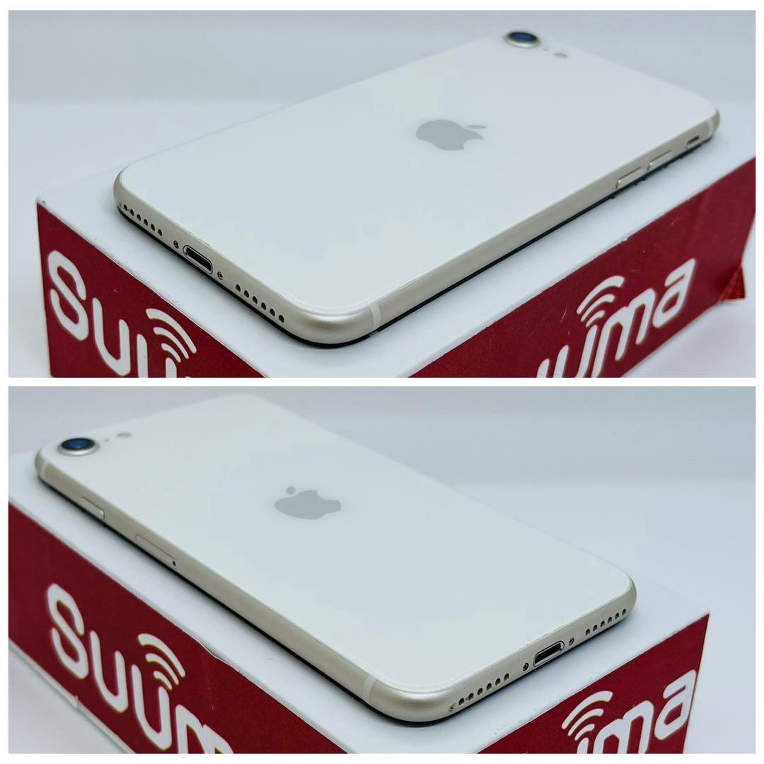 C 100% iPhone SE3 64 GB SIMフリー ホワイト 本体