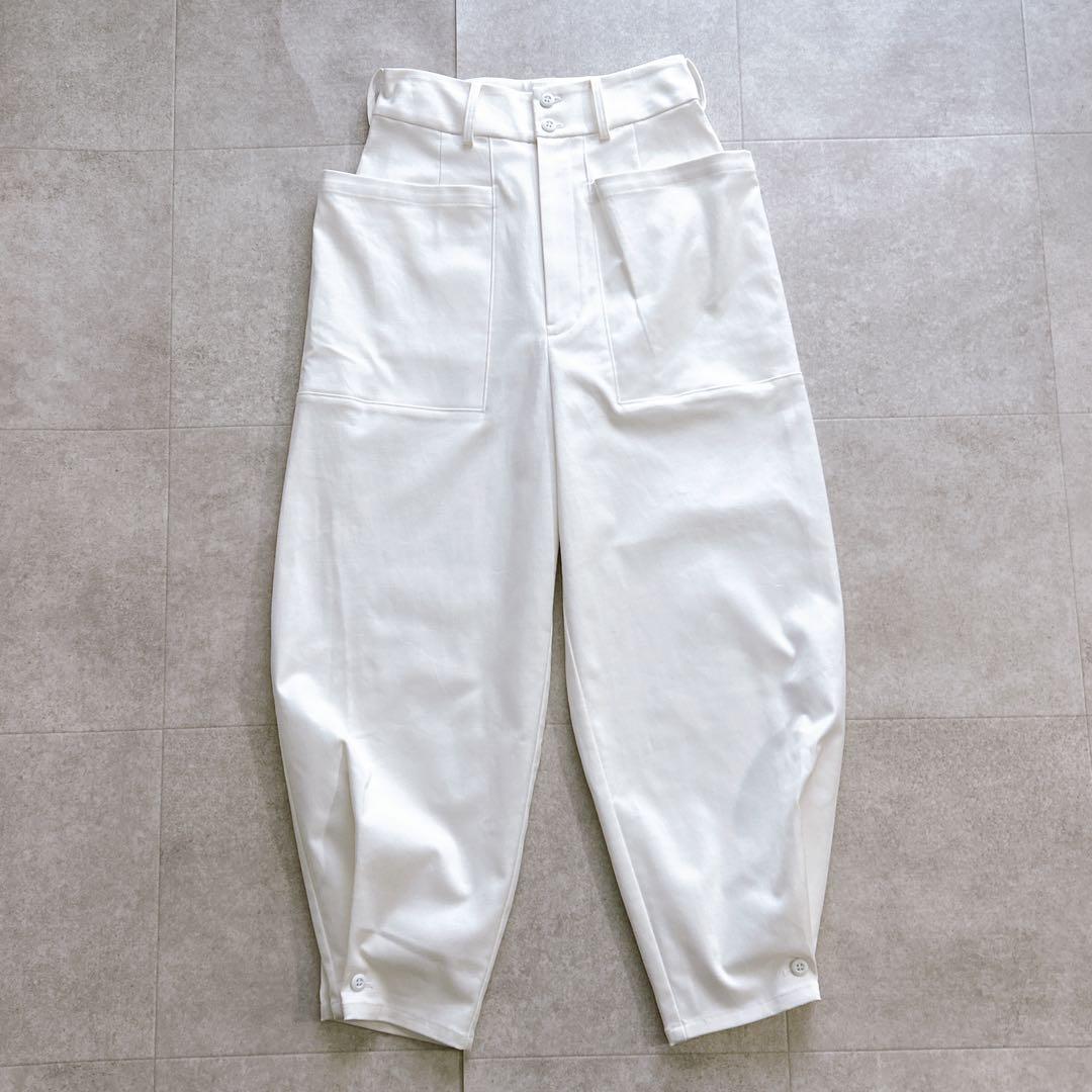 美品✨ セブンテン 2WAYパラシュートパンツ ハイウエスト 白 2024年