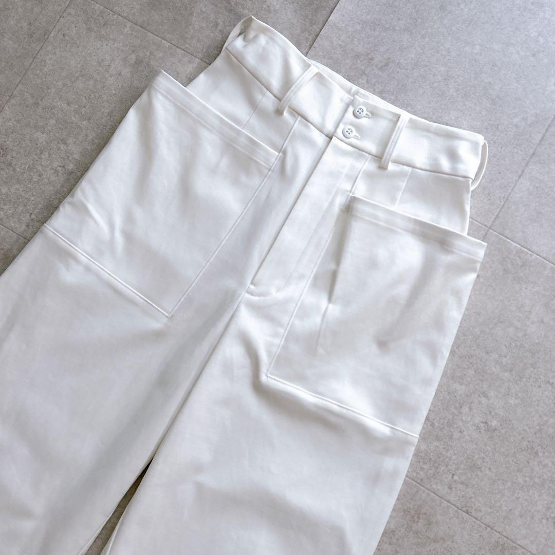 美品✨ セブンテン 2WAYパラシュートパンツ ハイウエスト 白 2024年