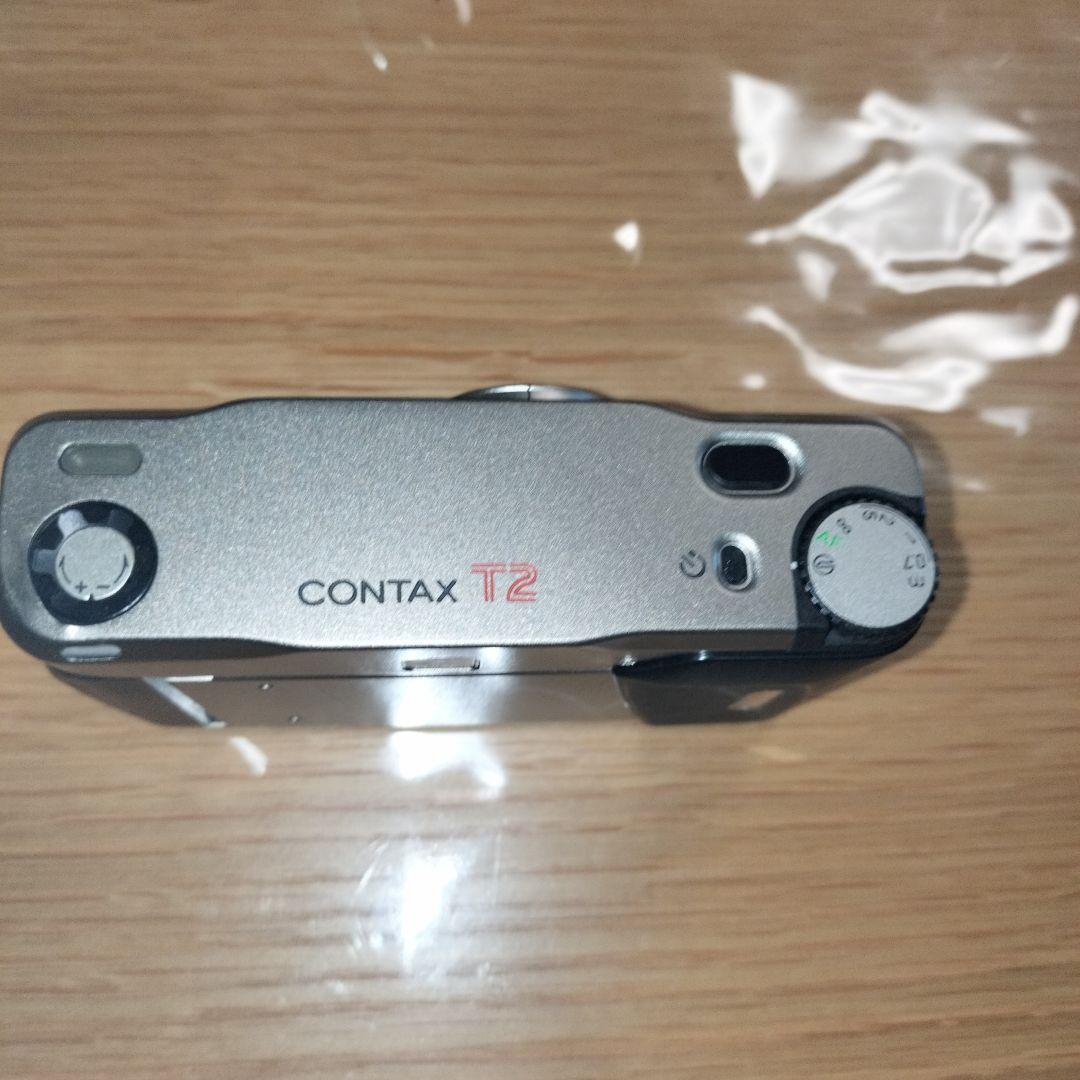 CONTAX T2 コンパクトフィルムカメラ シルバー　ジャンク