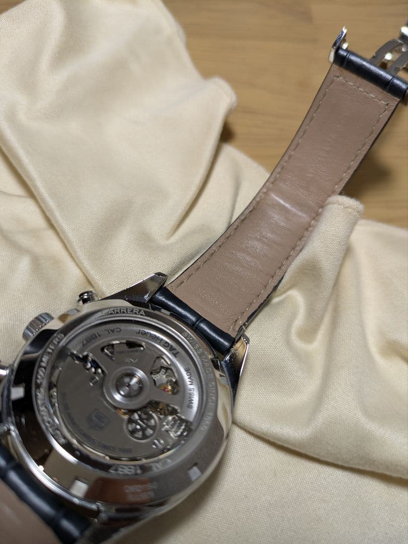 1/16金曜日まで！タグホイヤーカレラ　ブルー文字盤1887 CAR2115