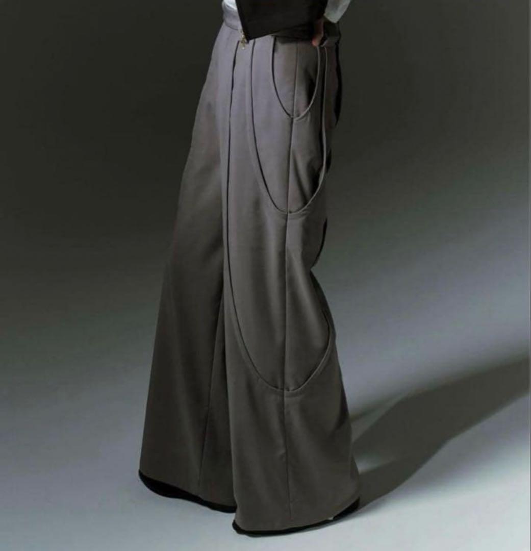 パンツ goat essence tuck wide pants size2