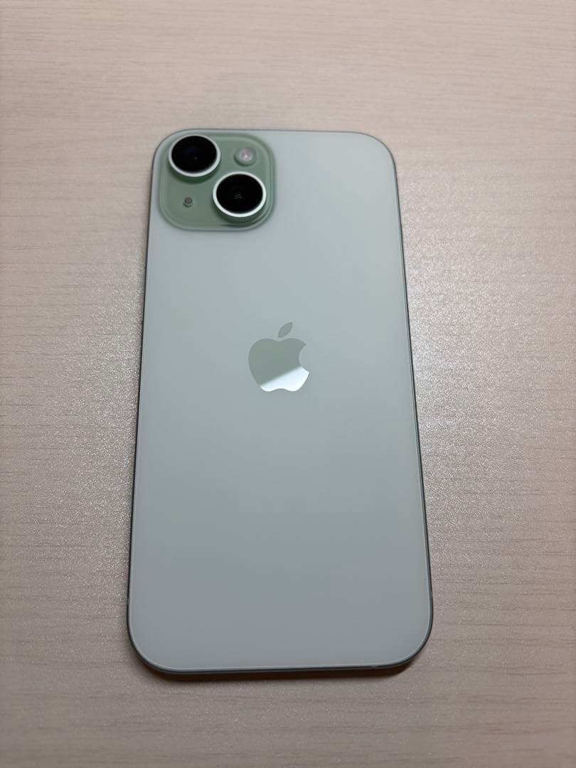 【美品箱付き】Apple iPhone 15 グリーン　128GB　SIMフリー
