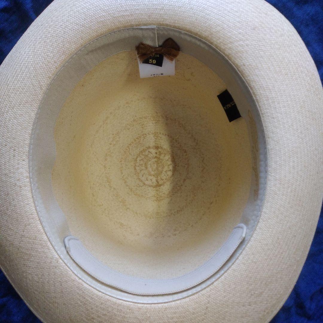 Borsalino ハット アイボリー 59cm　オプティモ